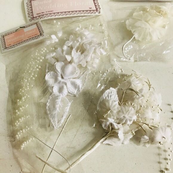 Wedding Hair Pins Accessories Flower VTG DARICE - Picture 4 of 8